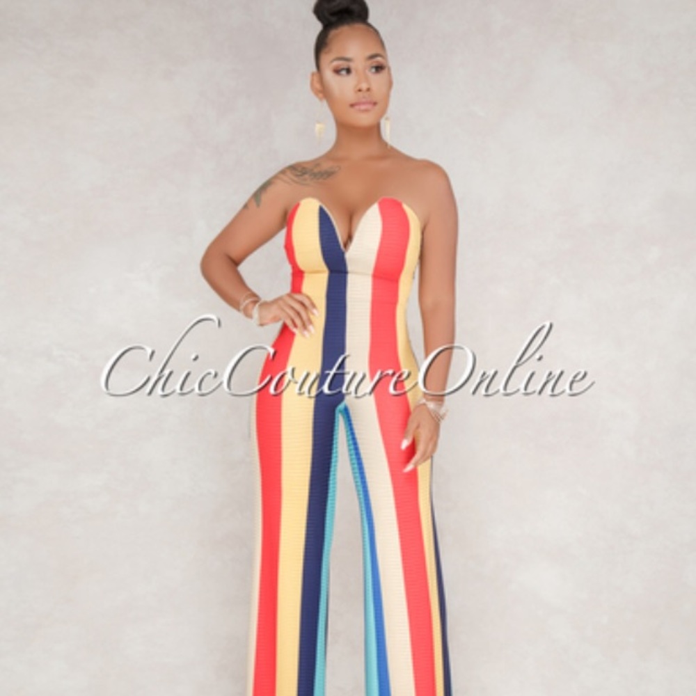 Multi colored jumpsuit